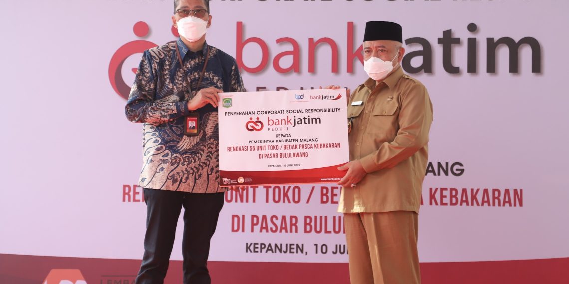 Bank Jatim Renovasi Pasar Bululawang